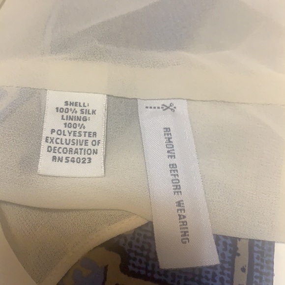 BANANA REPUBLIC MAXI DRESS FULL LENGTH DRESS NEW SILK SCARF PRINT BOHO GEOMETRIC - Picture 12 of 16